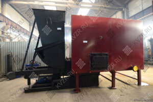 Котел промышленный отопительный твердотопливный