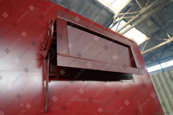 Шибер газохода твердотопливного котла 1160 кВт