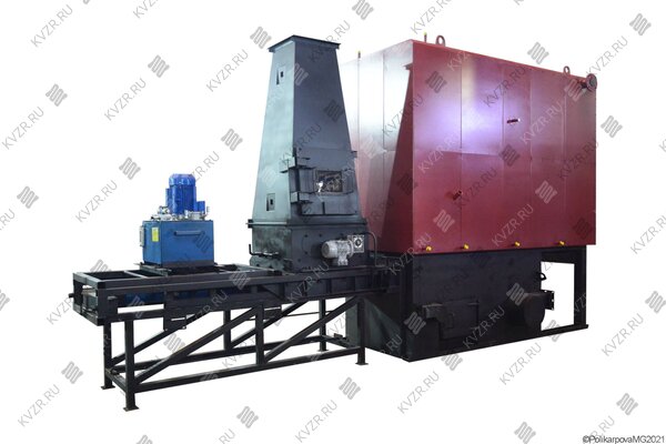 Котел на опилках и щепе 1100 кВт